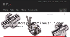 Desktop Screenshot of inox.dk