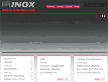 Tablet Screenshot of inox.com.pl